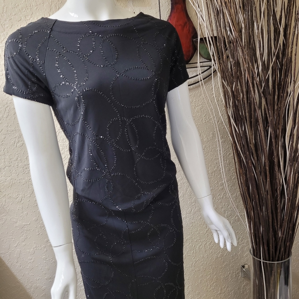 Sequenced Black Skirt Set